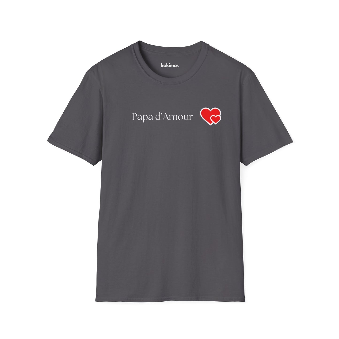 T-Shirt Unisex - Papa d'amour, bonne fêtes papa