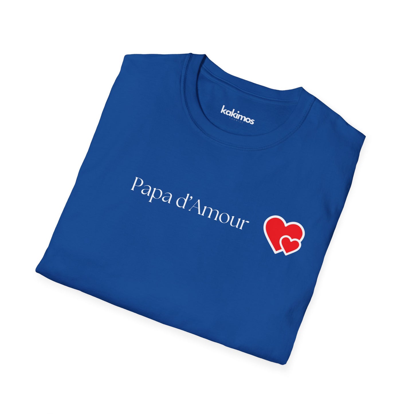 T-Shirt Unisex - Papa d'amour, bonne fêtes papa