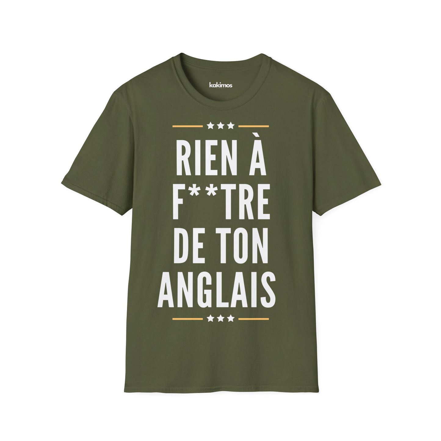T-Shirt Unisex - Rien à Foutre de ton anglais
