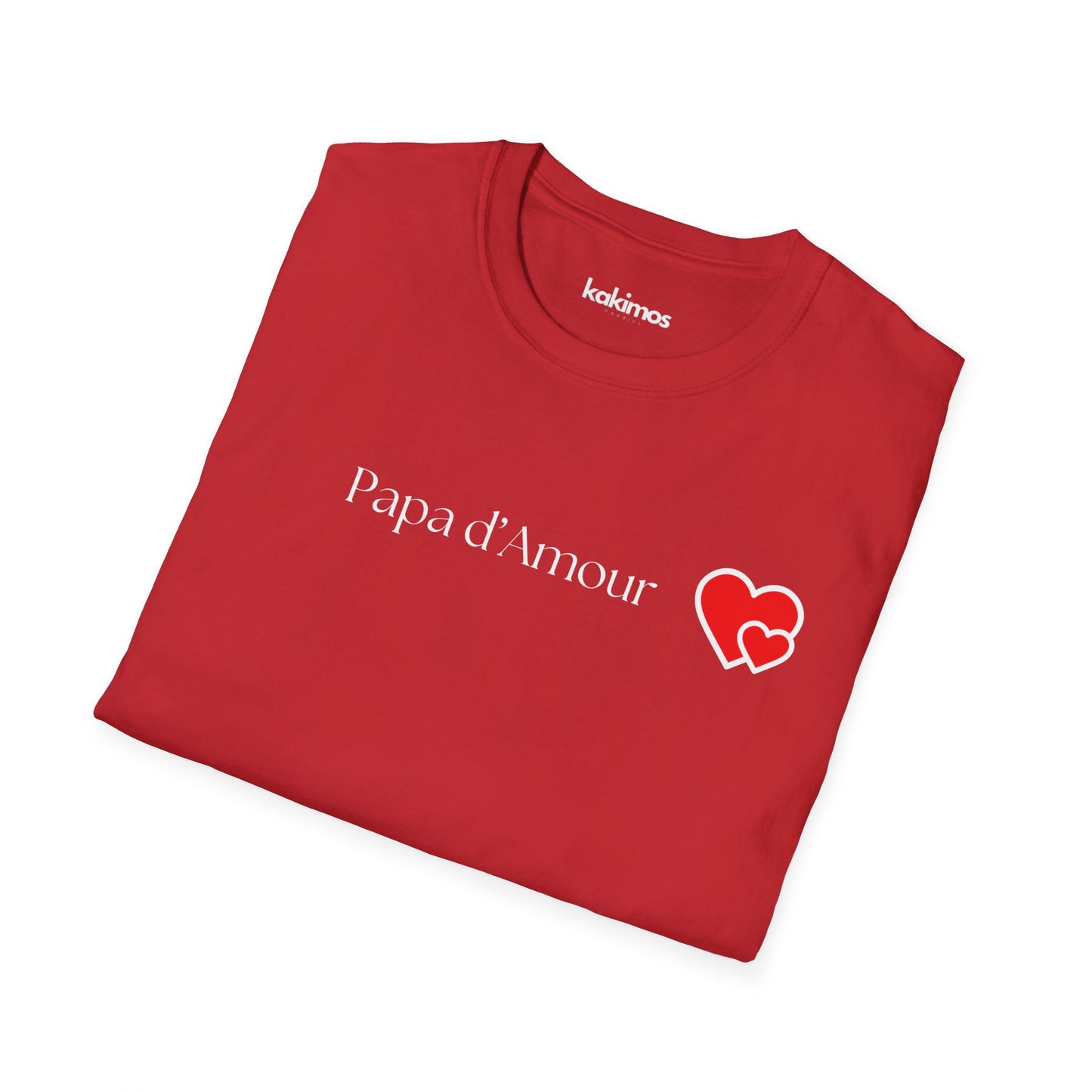 T-Shirt Unisex - Papa d'amour, bonne fêtes papa