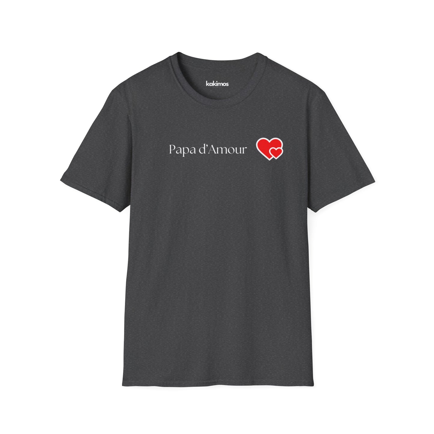 T-Shirt Unisex - Papa d'amour, bonne fêtes papa