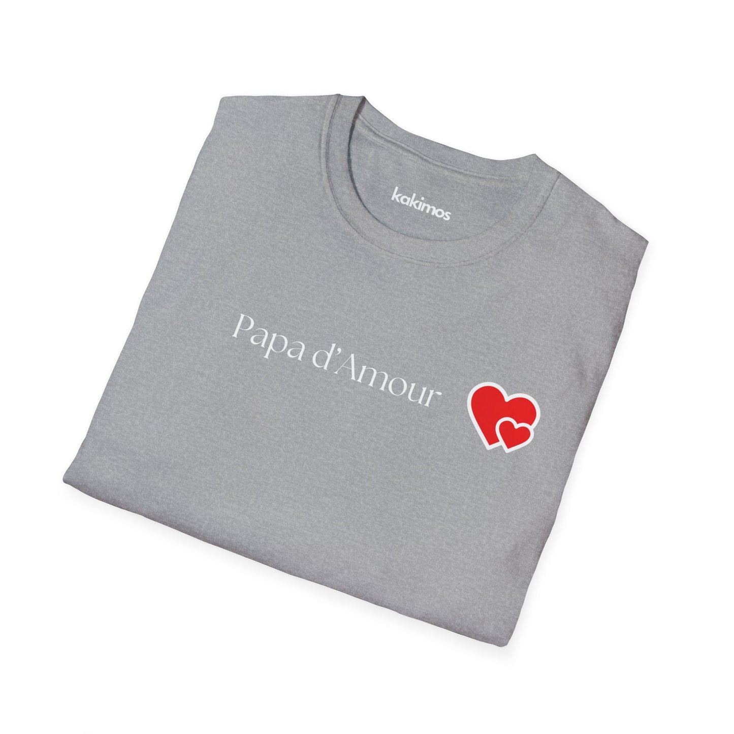 T-Shirt Unisex - Papa d'amour, bonne fêtes papa