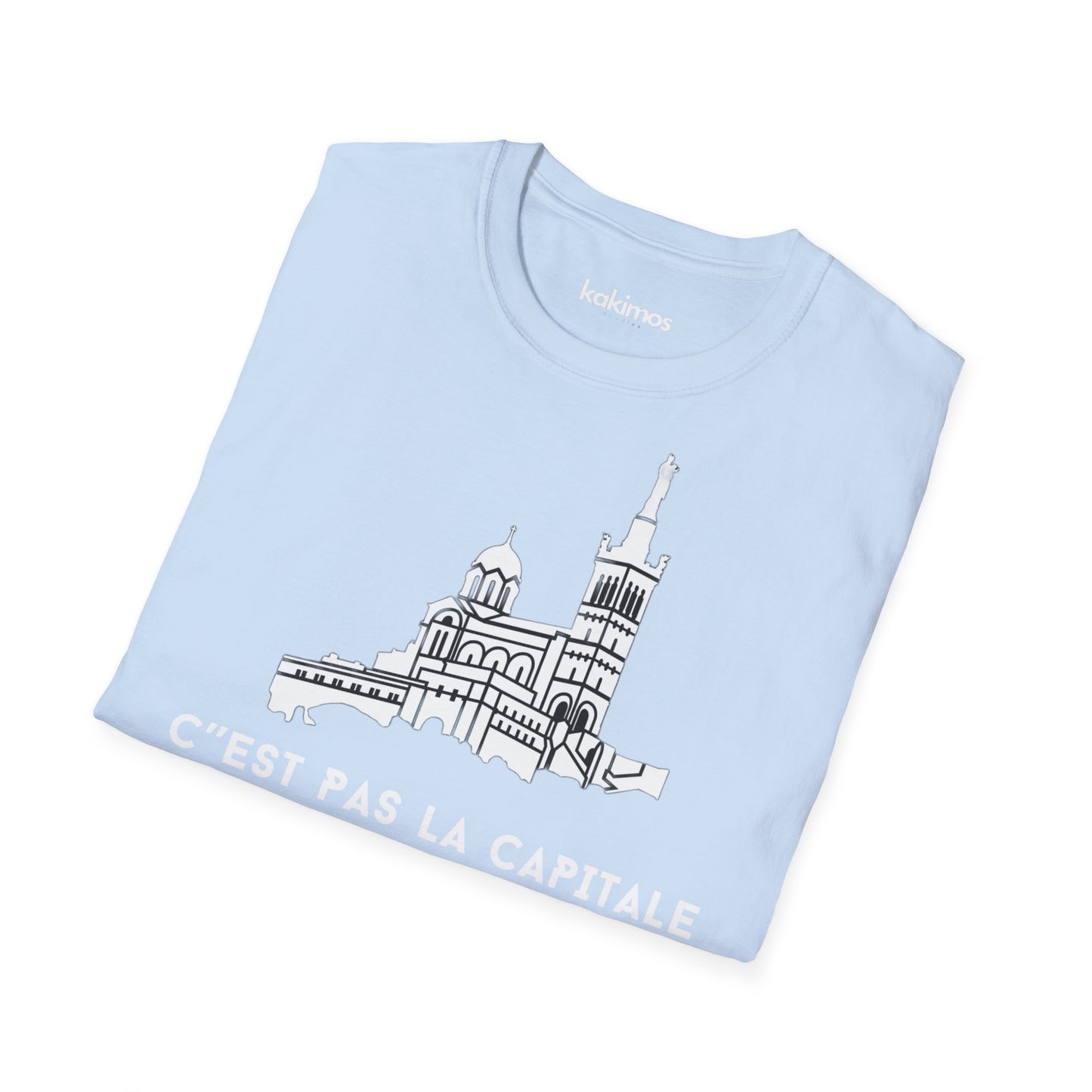 T-shirt Unisexe - c'est pas la capitale c'est marseille bébé