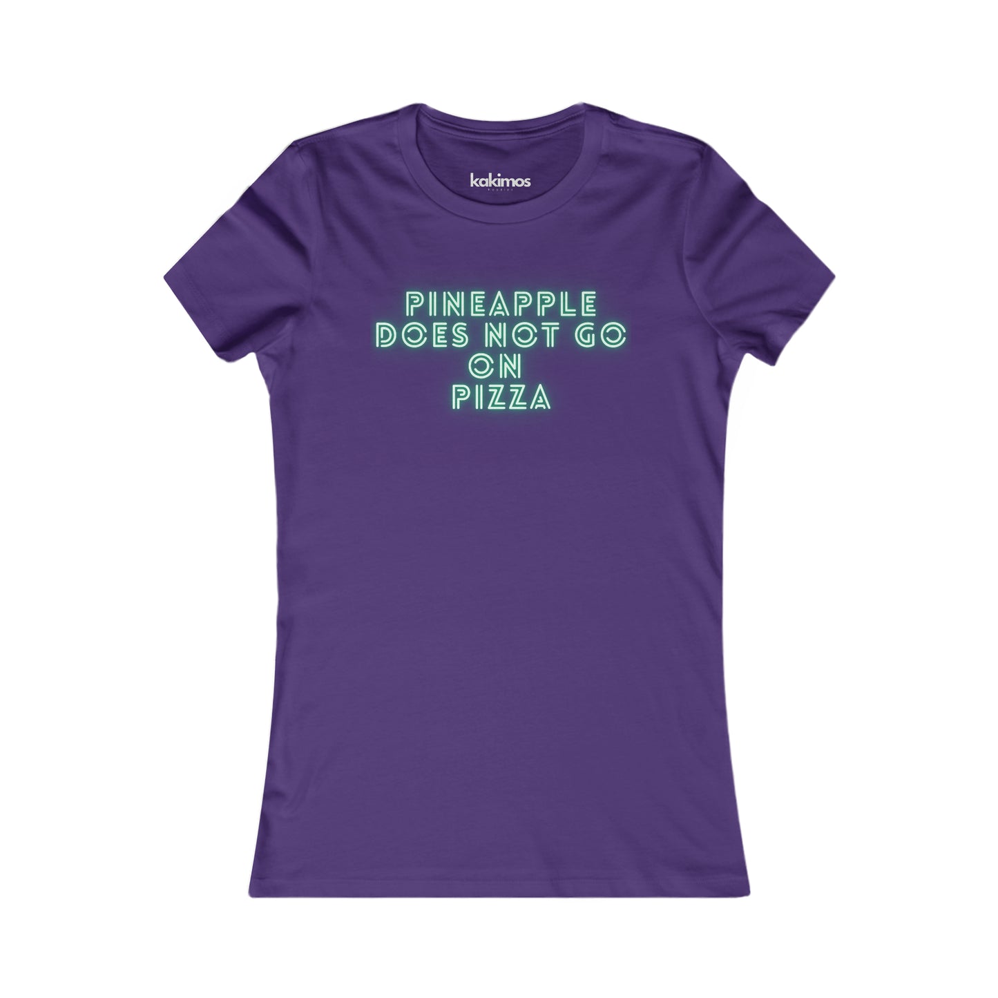 T-shirt Femme - Pineapple does not go on pizza