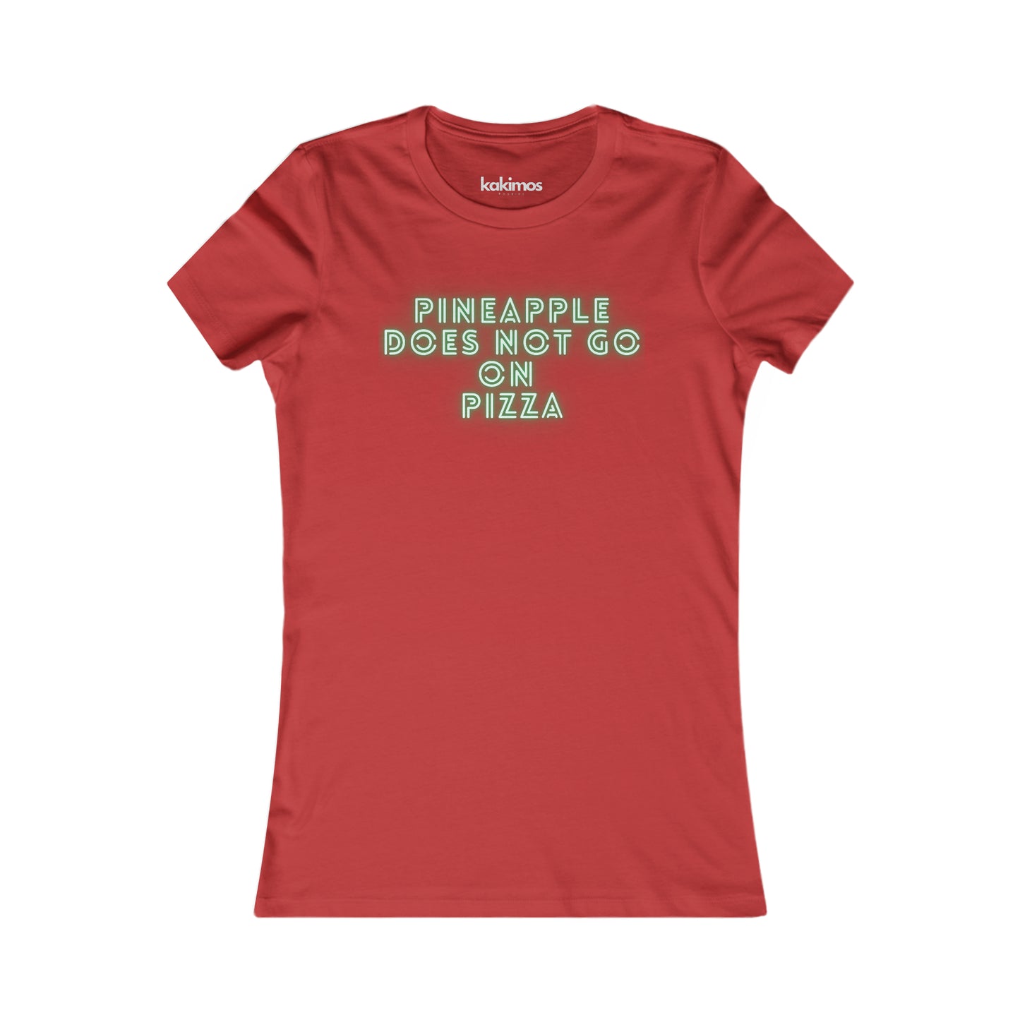 T-shirt Femme - Pineapple does not go on pizza