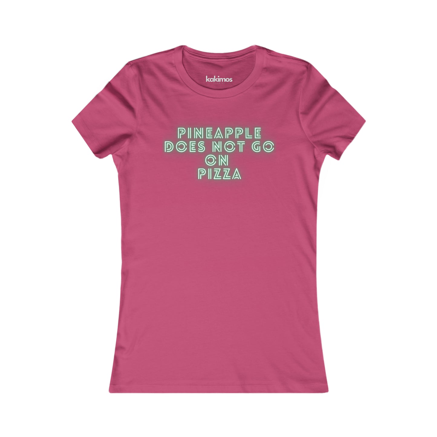 T-shirt Femme - Pineapple does not go on pizza