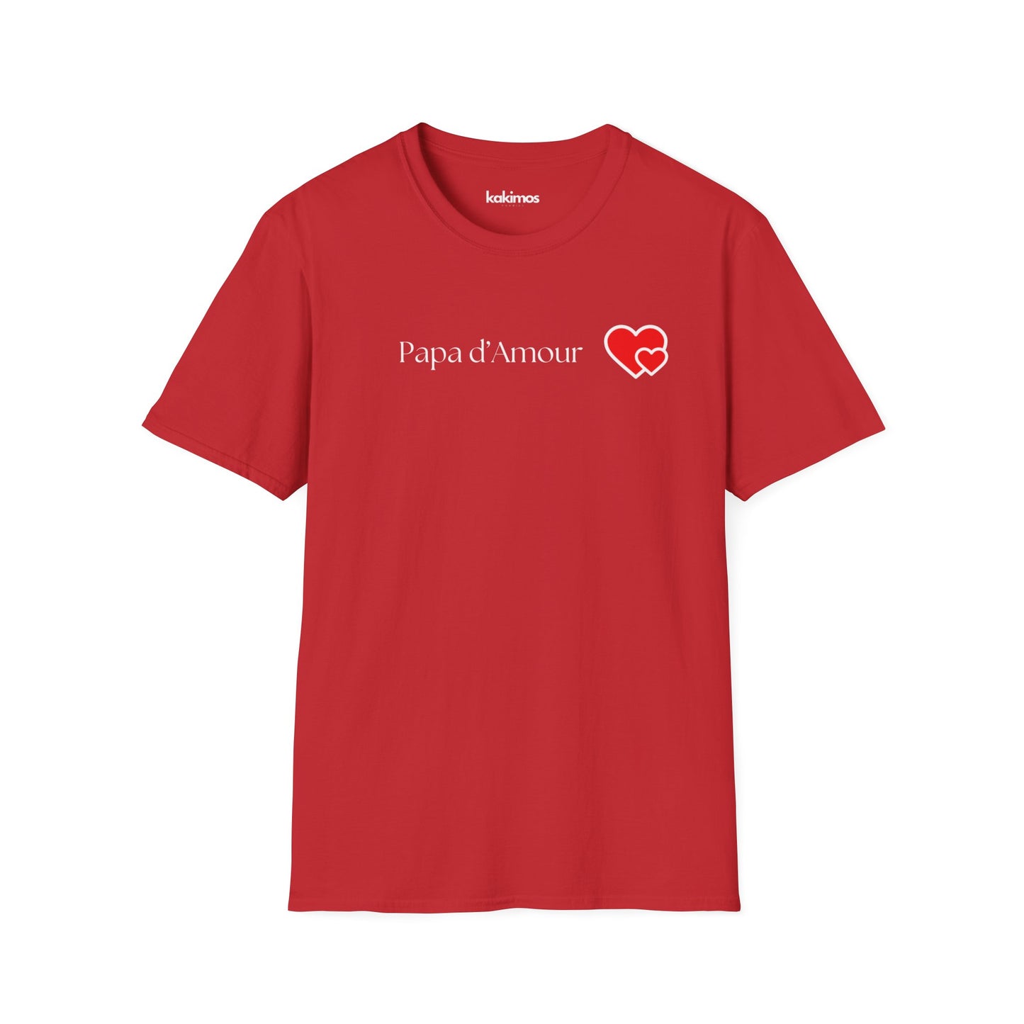 T-Shirt Unisex - Papa d'amour, bonne fêtes papa