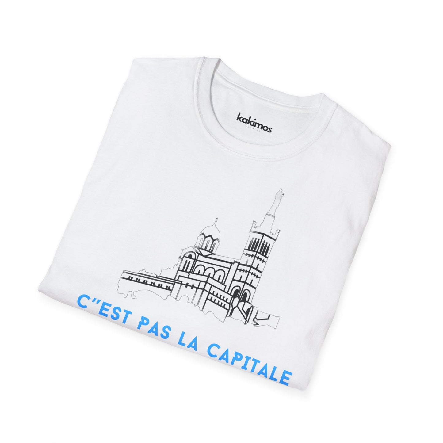T-shirt Unisexe - c'est pas la capitale c'est marseille bébé