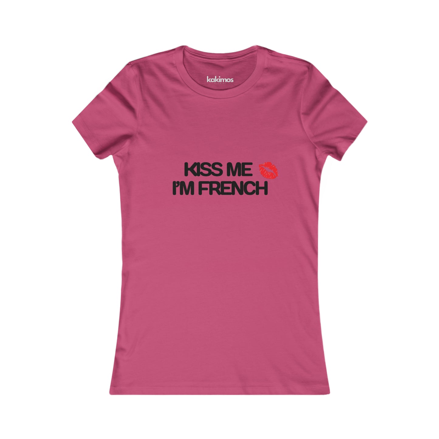 T-shirt Femme - Kiss me i'm french