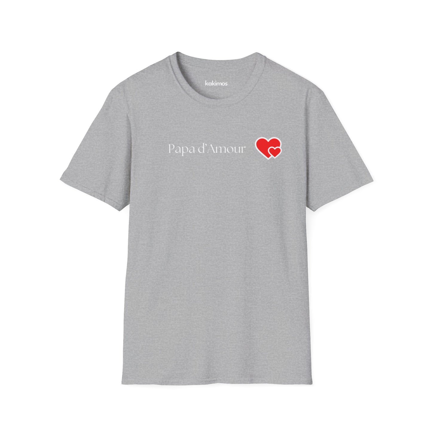 T-Shirt Unisex - Papa d'amour, bonne fêtes papa