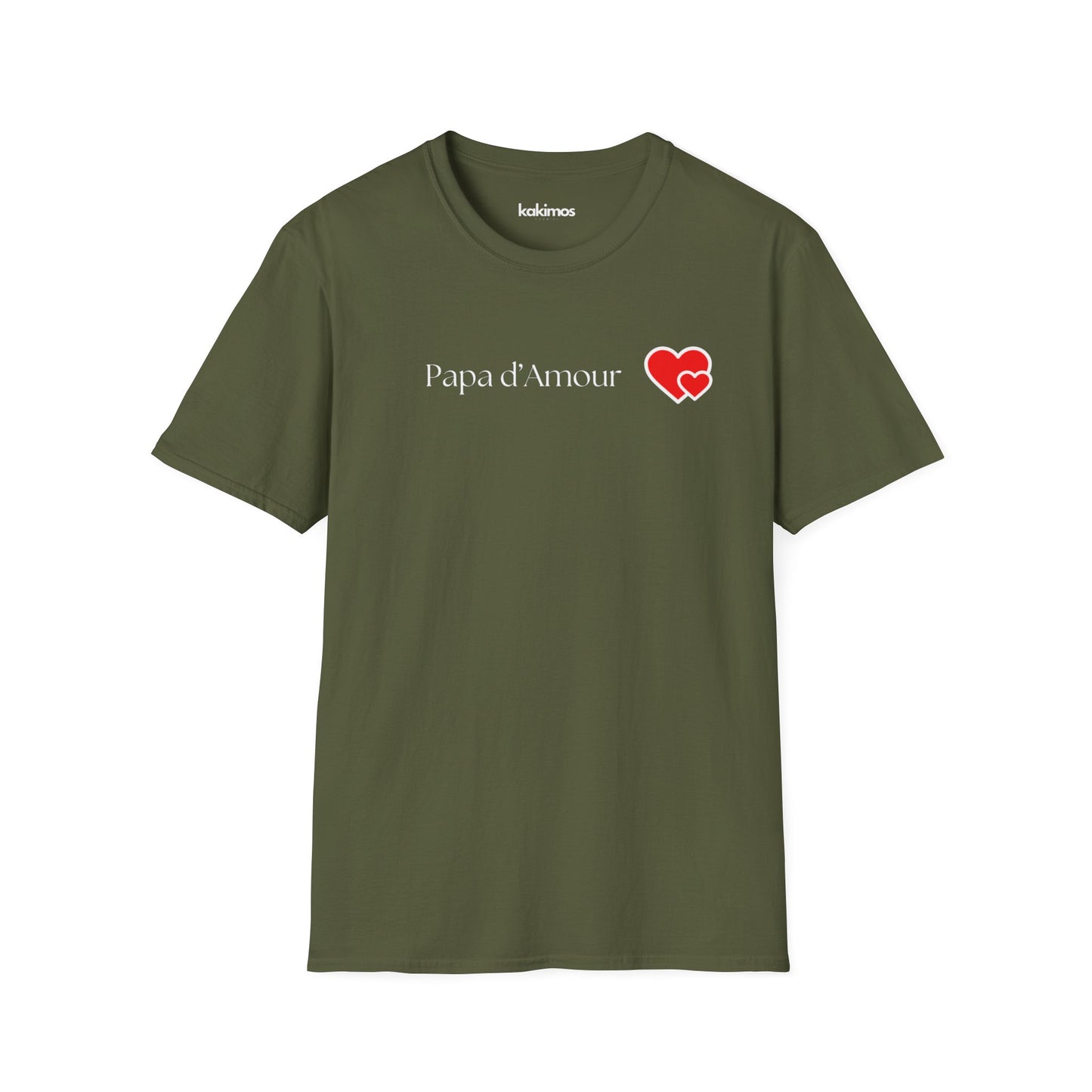 T-Shirt Unisex - Papa d'amour, bonne fêtes papa