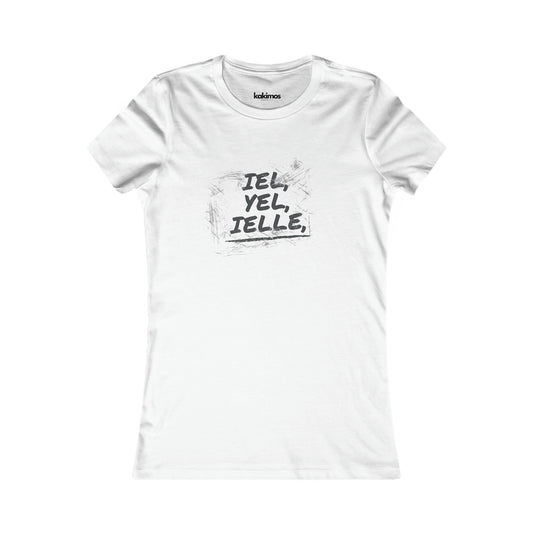 T-shirt Non Binaire - Iel, Yel, Ielle