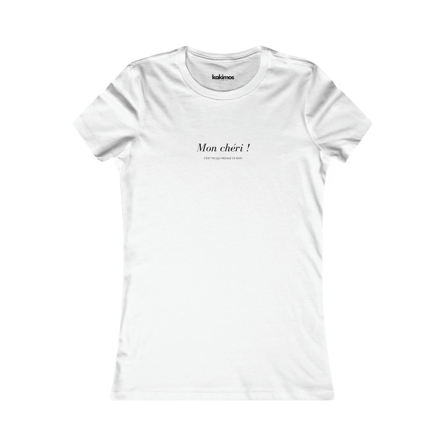 T-shirt Femme - Mon chéri c'est toi qui régale ce soir