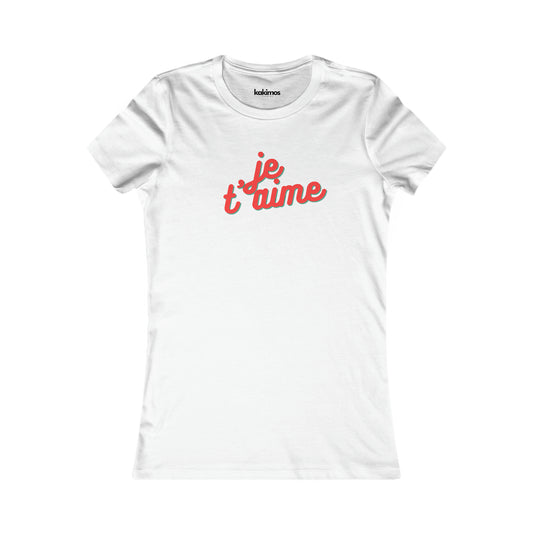 T-shirt Femme - Je t'aime