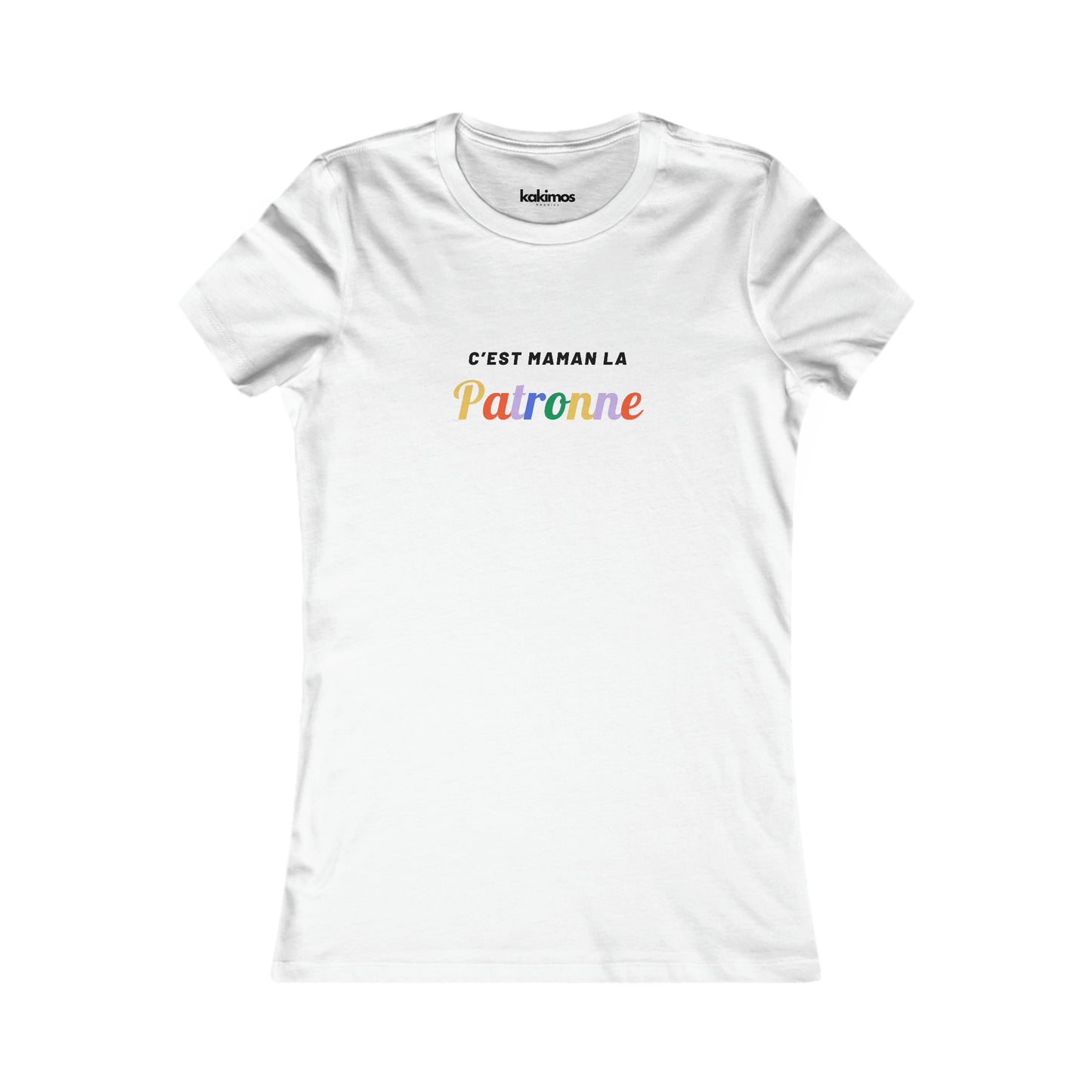 T-shirt Femme - C'est maman la Patronne