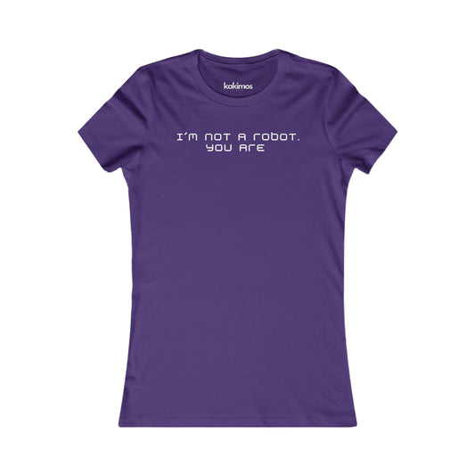 T-shirt Femme - I'm not a Robot