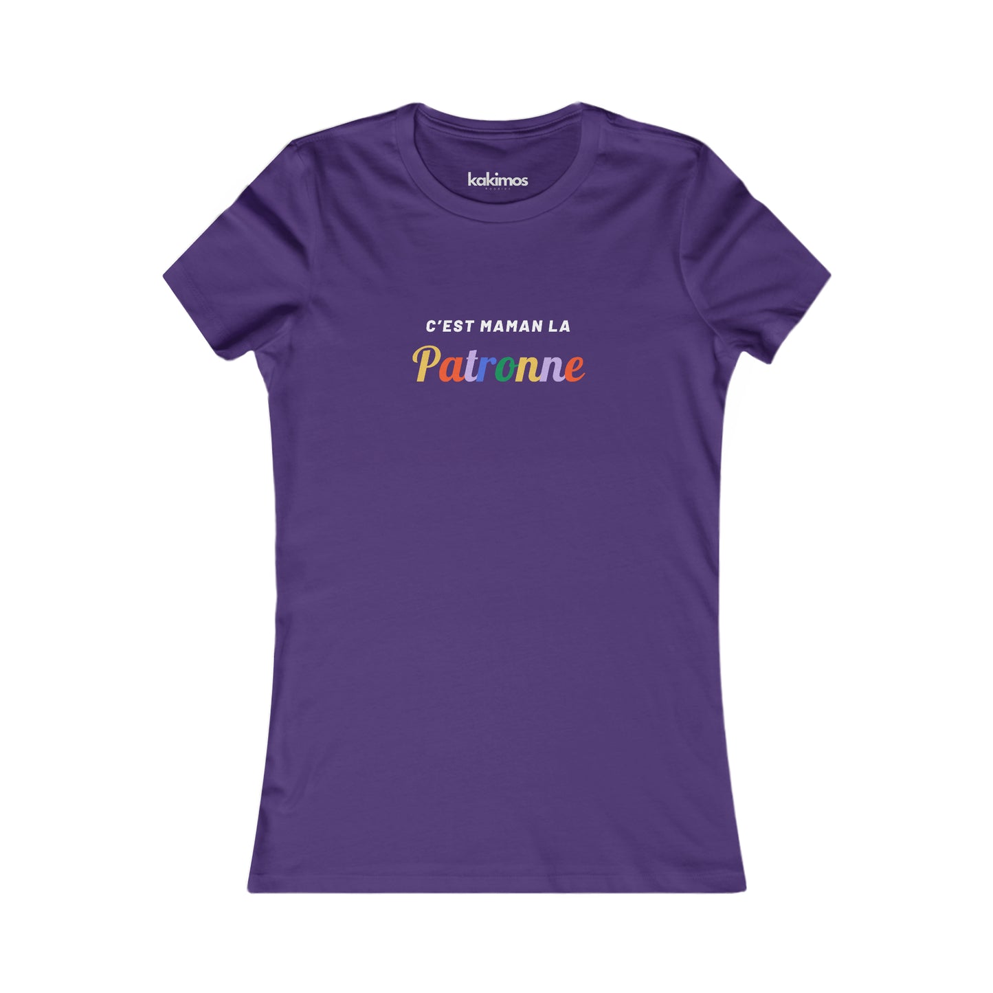 T-shirt Femme - C'est maman la Patronne