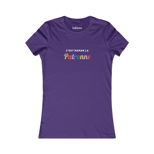 T-shirt Femme - C'est maman la Patronne