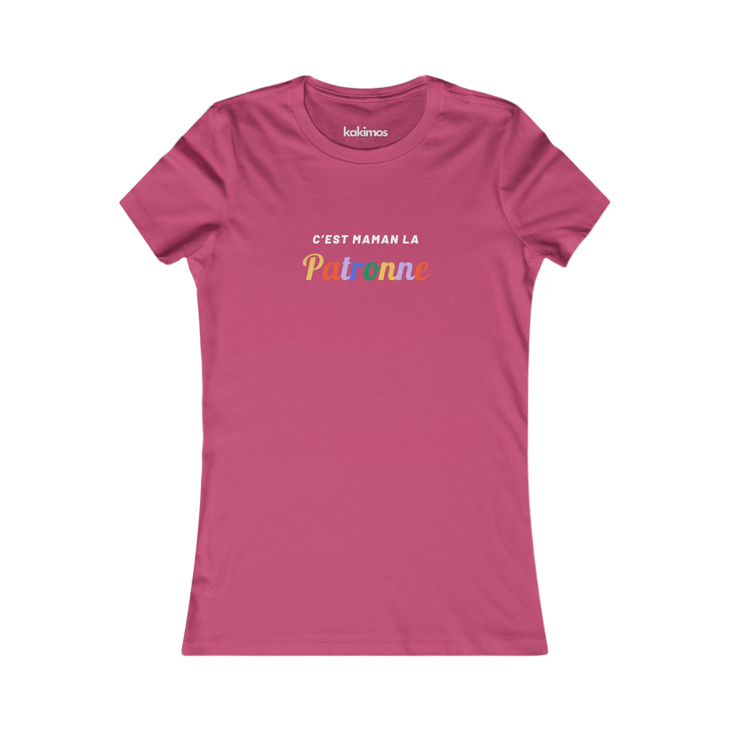 T-shirt Femme - C'est maman la Patronne