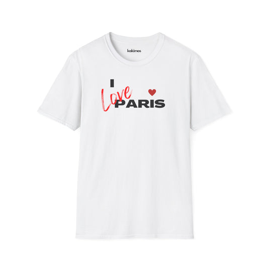 T-Shirt Unisex - I love paris