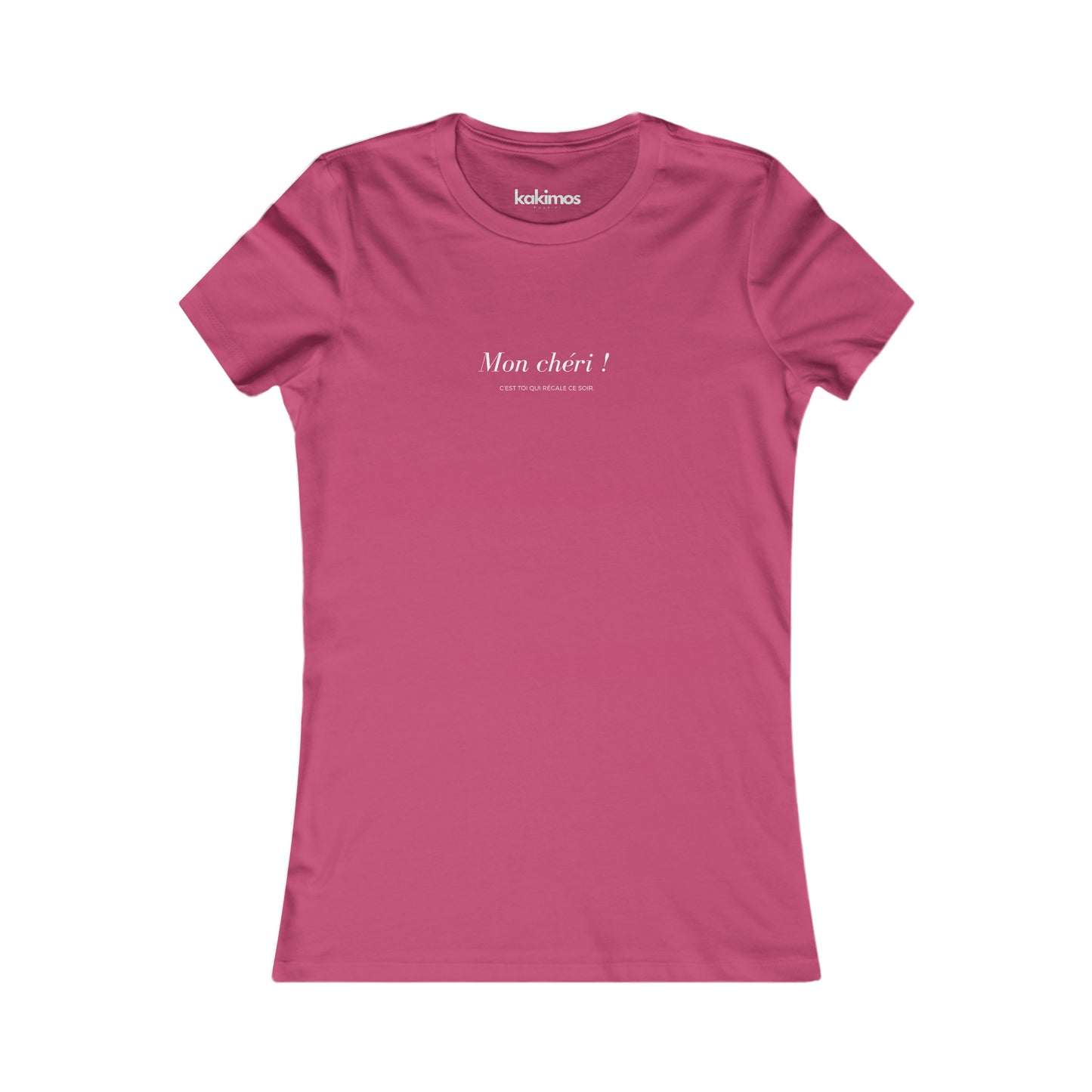 T-shirt Femme - Mon chéri c'est toi qui régale ce soir